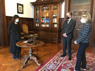 María del Carmen Pose Amado, durante la jura